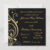 Invitation au 50e anniversaire de mariage (Dos)
