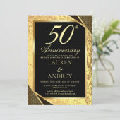 Invitation au 50e anniversaire de mariage (Debout devant)