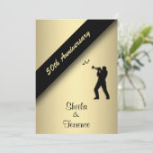 Invitation au 50e anniversaire de mariage (Debout devant)