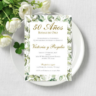 Invitation au 50e anniversaire de mariage