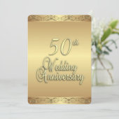 Invitation au 50e anniversaire de mariage (Debout devant)
