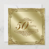 Invitation au 50e anniversaire de mariage (Devant)