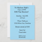Invitation au 50e anniversaire de retrouvailles de (Dos)