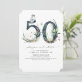 Invitation au 50e anniversaire de verdure et d'or (Debout devant)
