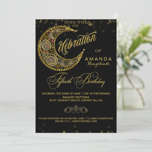 Invitation au 50e anniversaire du Celestial (Debout devant)