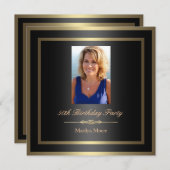 Invitation au 50e anniversaire - Photo (Devant / Derrière)