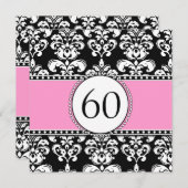 Invitation au 60e anniversaire de Black Damask| Ro (Devant / Derrière)
