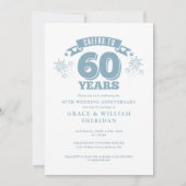Invitation au 60e anniversaire du Mariage (Devant)