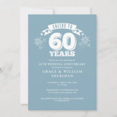 Invitation au 60e anniversaire du Mariage (Devant)