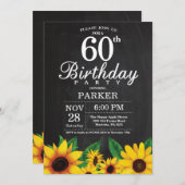 Invitation au 60e anniversaire du tournesol (Devant / Derrière)