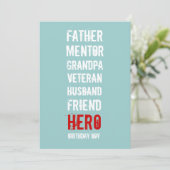 Invitation au 80e anniversaire du Hero Party (Debout devant)