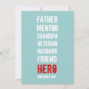 Invitation au 80e anniversaire du Hero Party