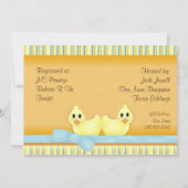 Invitation au Baby shower (Dos)