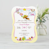 invitation au baby shower (Debout devant)