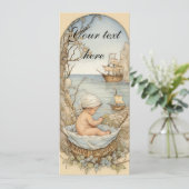 Invitation au Baby shower (Debout devant)