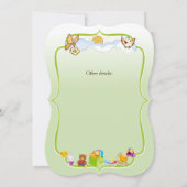 invitation au baby shower (Dos)