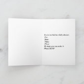 Invitation au Baby shower (Intérieur)