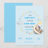 Invitation au baby shower (Devant / Derrière)