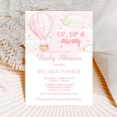 Invitation au Baby shower à ballon à air chaud