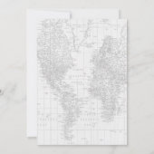 Invitation au Baby shower à ballon à air chaud (Dos)