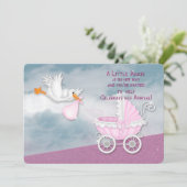 INVITATION AU BABY SHOWER - ANGEL DU CIEL (Debout devant)