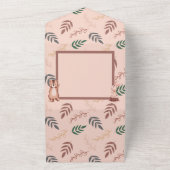 Invitation au baby shower animal des bois, Boho Al (Dehors)