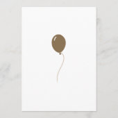 Invitation au Baby shower arc-en-ciel neutre (Dos)