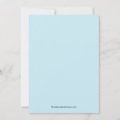 Invitation au Baby shower Barnyard Rooster (Dos)