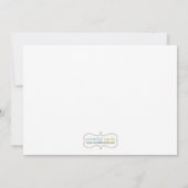 Invitation au Baby shower Boy Duck (Dos)