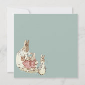 Invitation au Baby shower Bunny (Dos)