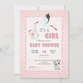 invitation au baby shower, c'est un garçon (Devant)