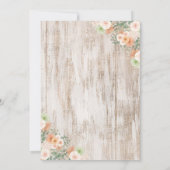 Invitation au Baby shower Citrouille neutre pour l (Dos)