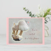 Invitation au Baby shower d'aire de jeu de champig (Debout devant)