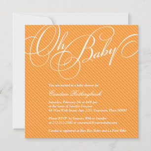 Invitation au Baby shower d'Apricot