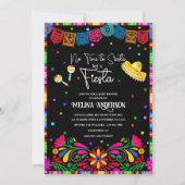 Invitation au baby shower d'aquarelle Fiesta (Devant)