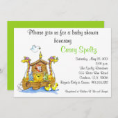 Invitation au Baby shower d'Arche (Devant / Derrière)