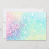 Invitation au Baby shower d'arche de Blue Noah (Dos)