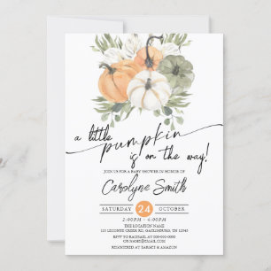 Invitation au Baby shower d'automne du petit Citro