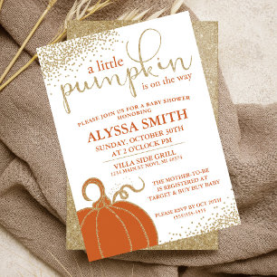 Invitation au Baby shower d'automne du petit Citro