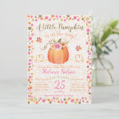 Invitation au Baby shower d'automne du petit Citro (Debout devant)