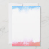 Invitation au Baby shower de ballons de révélation (Dos)