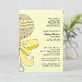 Invitation au Baby shower de bétail (Debout devant)