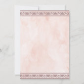 Invitation au Baby shower de Boho Dream Catcher (Dos)