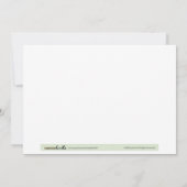 Invitation au Baby shower de bugs de fleurs Lady B (Dos)