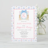 Invitation au Baby shower de chien du laboratoire (Debout devant)