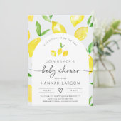 Invitation au Baby shower de citron | Douche Citru (Debout devant)