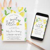 Invitation au Baby shower de citron | Douche Citru