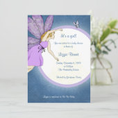 Invitation au Baby shower de farine (Debout devant)