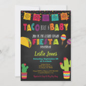 Invitation au Baby shower de Fiesta - Taco Bout a  (Devant)