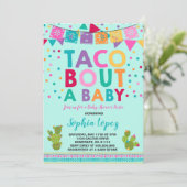 Invitation au Baby shower de Fiesta Taco Bout A Ba (Debout devant)